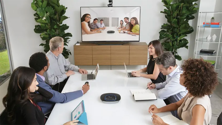 Logitech-GROUP-Video-Conferencing-System سیستم ویدئو کنفرانس لاجیتک گروپ Logitech GROUP Video Conferencing System