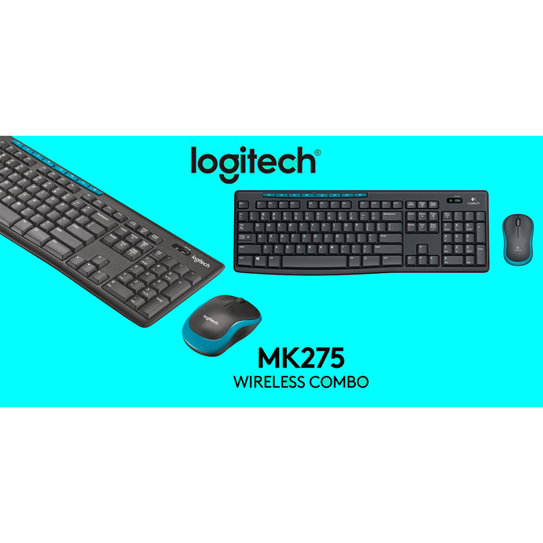 کیبورد و ماوس بی سیم لاجیتک مدل MK275 کیبورد و ماوس بی سیم لاجیتک مدل MK275