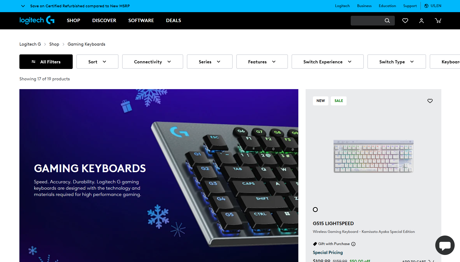 بهترین کیبوردهای گیمینگ لاجیتک